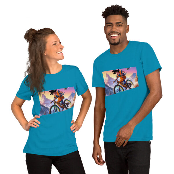 Super Saiyan Mountain Biker Unisex t-shirt - Image 8