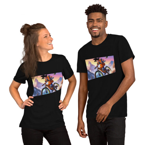 Super Saiyan Mountain Biker Unisex t-shirt - Image 2