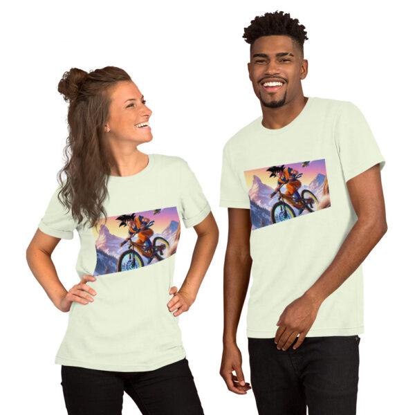 Super Saiyan Mountain Biker Unisex t-shirt - Image 13