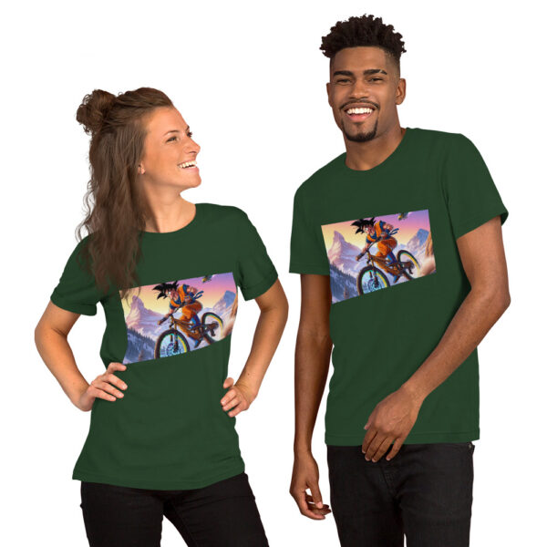 Super Saiyan Mountain Biker Unisex t-shirt - Image 5