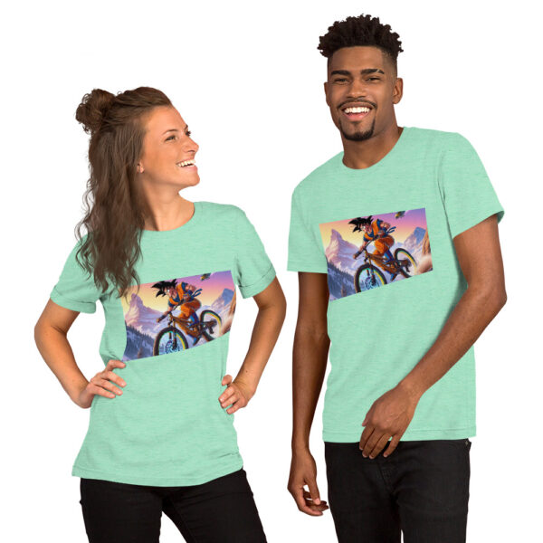 Super Saiyan Mountain Biker Unisex t-shirt - Image 12