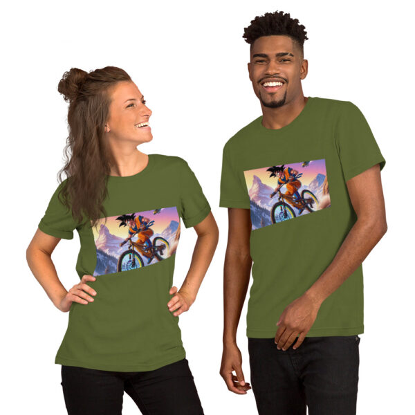 Super Saiyan Mountain Biker Unisex t-shirt - Image 7