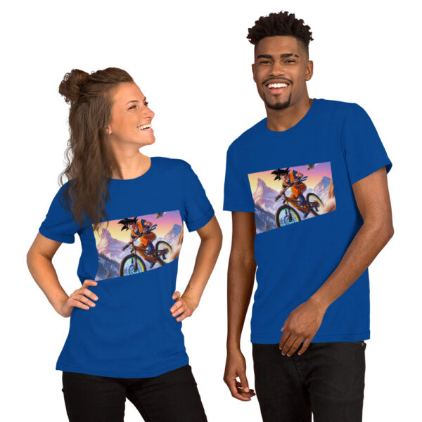 Super Saiyan Mountain Biker Unisex t-shirt - Image 6